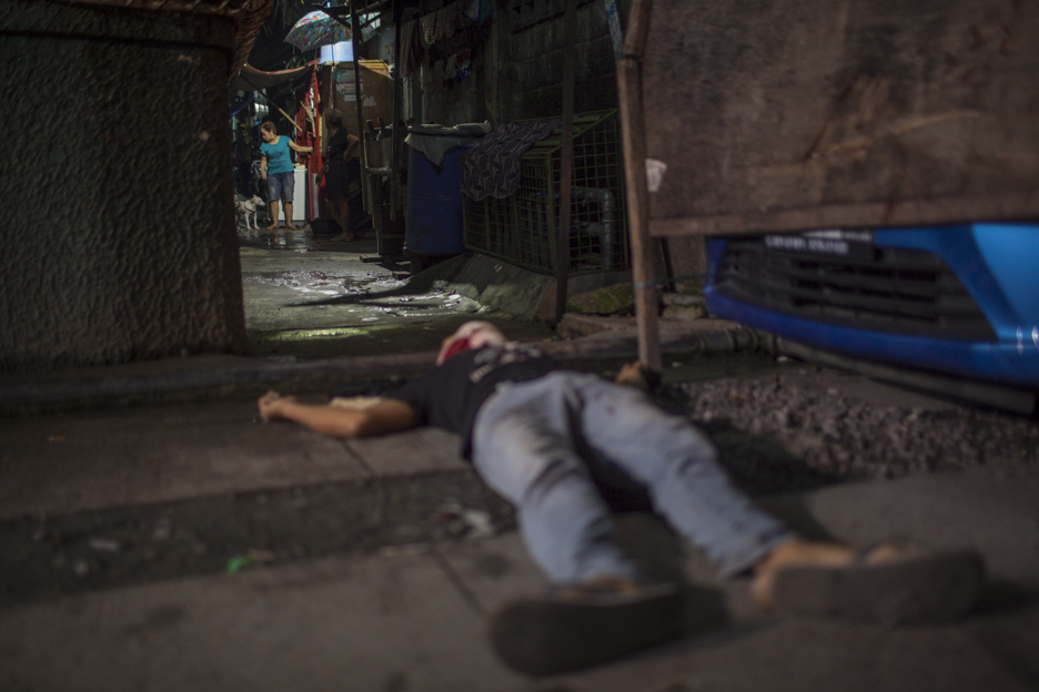 Dead on the streets have become a daily or nightly occurence and all are allegedly drug-related